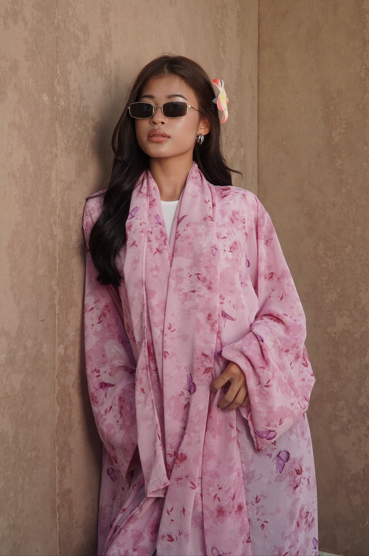 Butterfly Bloom Rosey Abaya