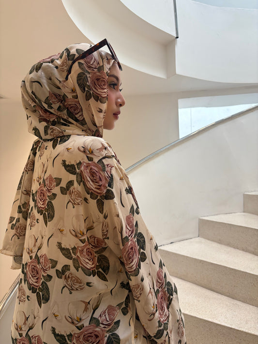 Sarah Open Abaya Set
