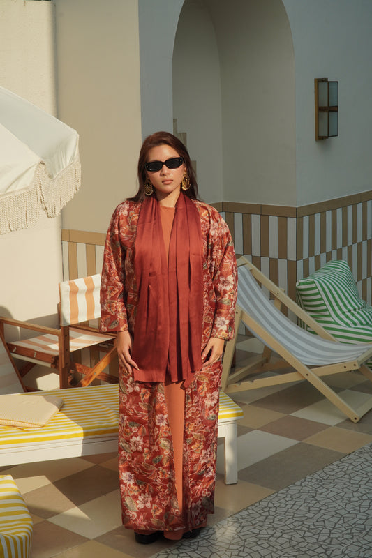 Kazana Collection (Kesar) Indian Embroidered Abaya